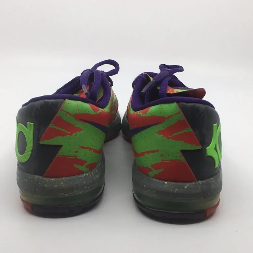 Nike KD 6 VII energy Kevin Durant gray neon green Size kids 4 Youth